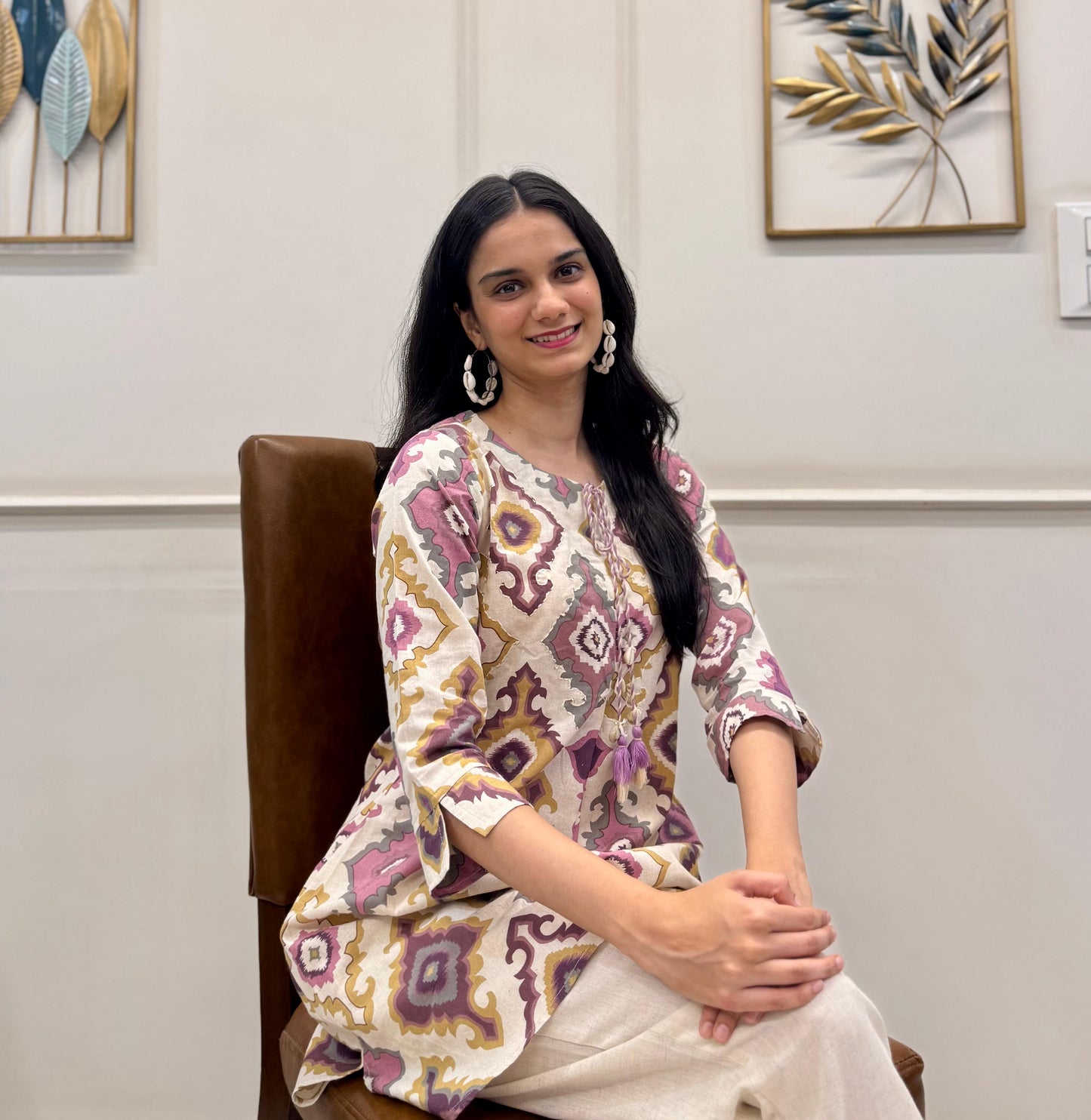 Double The Style With Our Printed Co-ord Set.